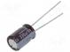 Kondensator  elektrolytisch  low ESR  THT  330uF  10VDC  Ø8x11,5mm