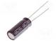 Kondensator  elektrolytisch  low ESR  THT  330uF  25VDC  Ø8x20mm