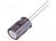 Kondensator  elektrolytisch  low ESR  THT  120uF  50VDC  Ø10x15mm