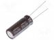 Kondensator  elektrolytisch  low ESR  THT  220uF  50VDC  Ø10x25mm
