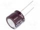 Kondensator  elektrolytisch  low ESR  THT  470uF  50VDC  Ø18x15mm