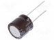 Kondensator  elektrolytisch  low ESR  THT  180uF  80VDC  Ø16x15mm