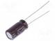 Kondensator  elektrolytisch  low ESR  THT  47uF  80VDC  Ø8x15mm