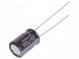 Kondensator  elektrolytisch  low ESR  THT  100uF  35VDC  Ø8x11,5mm