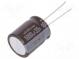 Kondensator  elektrolytisch  low ESR  THT  1000uF  35VDC  Ø16x22mm