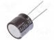 Kondensator  elektrolytisch  low ESR  THT  560uF  35VDC  Ø16x15mm