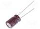 Kondensator  elektrolytisch  low ESR  THT  270uF  10VDC  Ø8x11,5mm