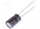 Kondensator  elektrolytisch  low ESR  THT  220uF  16VDC  Ø8x11,5mm