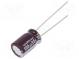Kondensator  elektrolytisch  low ESR  THT  100uF  35VDC  Ø8x11,5mm