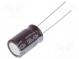 Kondensator  elektrolytisch  low ESR  THT  120uF  63VDC  ±20%