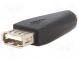 Adapter  USB 2.0  USB A-Buchse, Jack 3,5mm Buchse 3pin