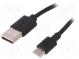 Kabel  USB 2.0,USB 3.1  USB A-Stecker, USB C-Stecker  3m  schwarz