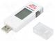 Tester  USB socket  LCD  VDC  3÷9V  10mVDC  10mA  Range  0÷9999mAh