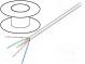 Leitungen  U/UTP  6  Draht  CCA  4x2x23AWG  PVC  grau  100m
