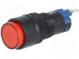 Schalter  Druck  Pos  2  SPDT  0,5A/250VAC  1A/24VDC  ON-(ON)  IP40