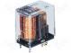Relais  elektromagnetisch  DPDT  Mini  Sockel  Serie  Cradle N