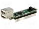 Modul  USB  USB  DIP40,USB A x2  3,3VDC 200mA  DIP Vinculum II