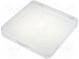 Behälter  einzeln  Polystyrol,Polycarbonat  121x121x14mm