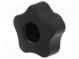 Rändelschraube  Ø  32mm  Innengew  M6  12mm  H  23mm