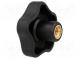Rändelschraube  Ø  63mm  Innengew  M12  26mm  H  37mm