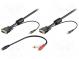 Kabel  3m  Entstörfilter  Farbe  schwarz