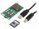 Entw.Kits  Demonstrations-  VS1053  Jack 3,5mm,Stift,USB B mini