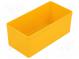 Schachtel  Polystyrol  gelb  54x108x45mm  EuroPlus Insert 45