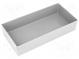 Schachtel  Polystyrol  grau  108x216x45mm  EuroPlus Insert 45