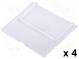 Fach  Kunststoff  transparent  85x1x75mm  4Stk.