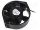 Lüfter  AC  axial  230VAC  Ø150x55mm  385m3/h  kugelförmig  IP20