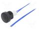 Schalter  Druck  Pos  2  SPST-NO  2A/24VDC  OFF-(ON)  Taste  rund