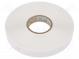 Etikett  15mm  50m  weiss  selbstklebend