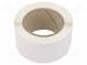 Etikett  6mm  15mm  weiss  selbstklebend  -40÷150°C