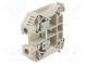 Verbinder  Schienen-  16mm2  Wege  1  Klemmen  2  beige  B  11,9mm