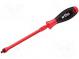 Schraubendreher  flach  2,5x0,4mm  SoftFinish®  L.Klingen  75mm