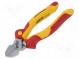 Zange  seitlich,zum Schneiden  Stahl  180mm  1kVAC  Blister