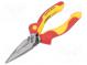 Zange  isoliert,gerade,halbrund  Stahl  160mm  1kVAC