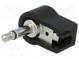 Stecker  Jack 3,5mm  männlich  mono  Wege  2  mit 90°-Winkel  Löten