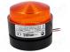 Signalgeber  Licht  Blitzlicht  orange  X80  24VDC  IP67  Ø75x50mm