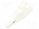 Krokodilklemme  32A  1kVDC  weiss  Ber.Halt  max.30mm