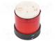 Signalgeber  Licht  LED  rot  24VDC  24VAC  IP65  Ø70mm  Harmony XVB