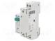 Modul  Druckschalter  250VAC  16A  IP40  DIN  17,5x90x60mm  24V