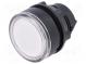 Переключатель  кнопочный  1  22мм  белый  IP66  Кнопка  плоская