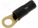 Verbinder  Ring-  M6  10mm2  vergoldet  isoliert  schwarz