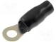 Verbinder  Ring-  M6  16mm2  vergoldet  isoliert  schwarz