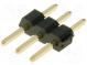Pin header  pin strips  male  PIN  3  straight  2mm  THT  1x3