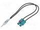 Antennenadapter  DIN-Stecker,Fakra-Stecker x2