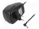 Netzteil  Trafo  geregelt  12VDC  0,5A  6W  Aus  5,5/2,1  Stecker