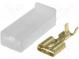 Verbinder  flach  weiblich  mit Schutz  Anz.Stk  10